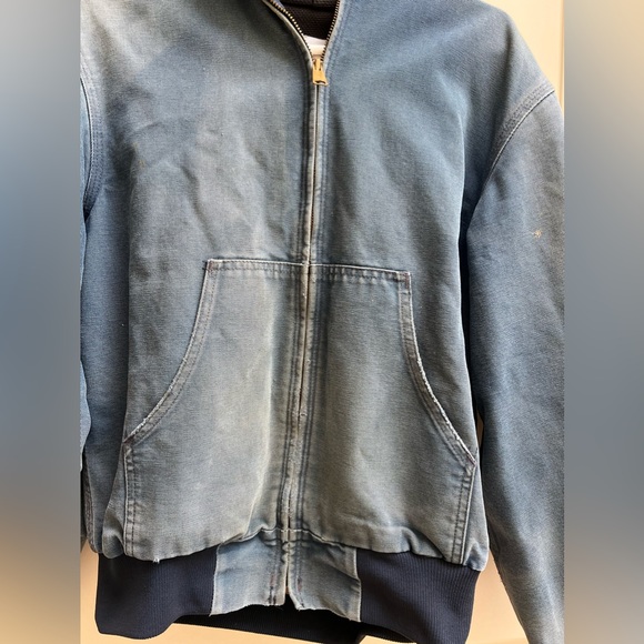 90’s Vintage Carhartt Men’s Blue Duck Lined Jacket - Picture 3 of 11